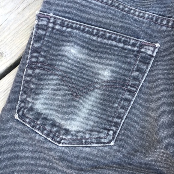 Vintage Levi’s Crop Flare Jeans USA Made Size 29 - Picture 6 of 14